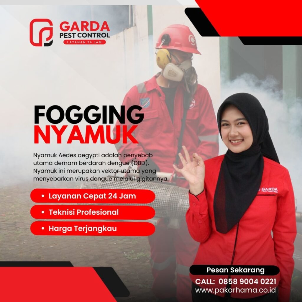 Jasa Pembasmi Nyamuk di Cirebon Sistem Fogging Pengembunan