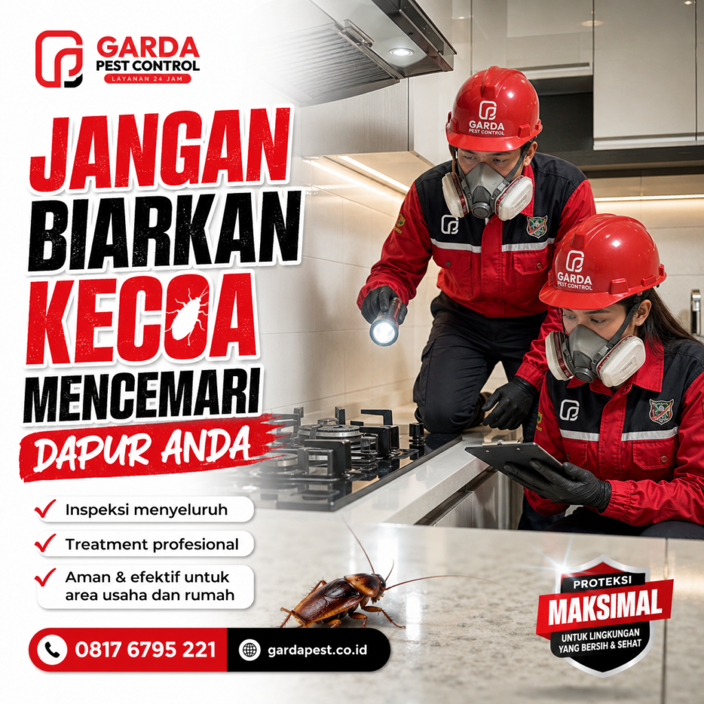 Jasa Pembasmi Kecoa Cirebon Untuk Dapur MBG