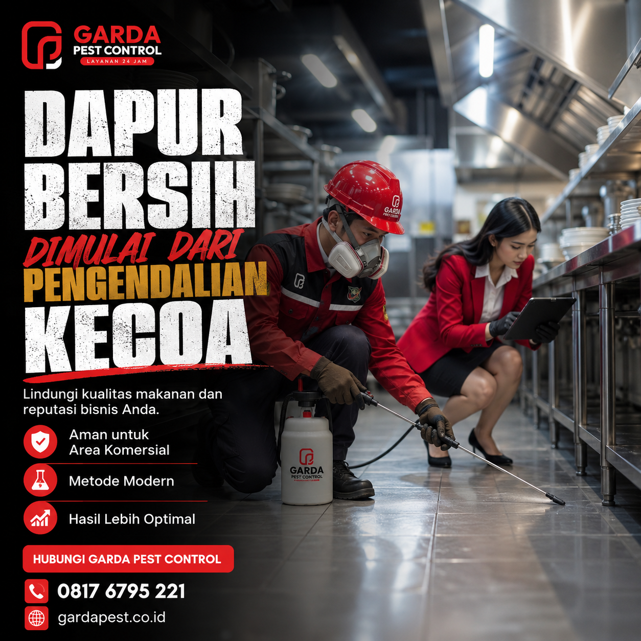 Biaya Pest Control Kecoa Restoran Cirebon dan Panduan Memilih Layanannya