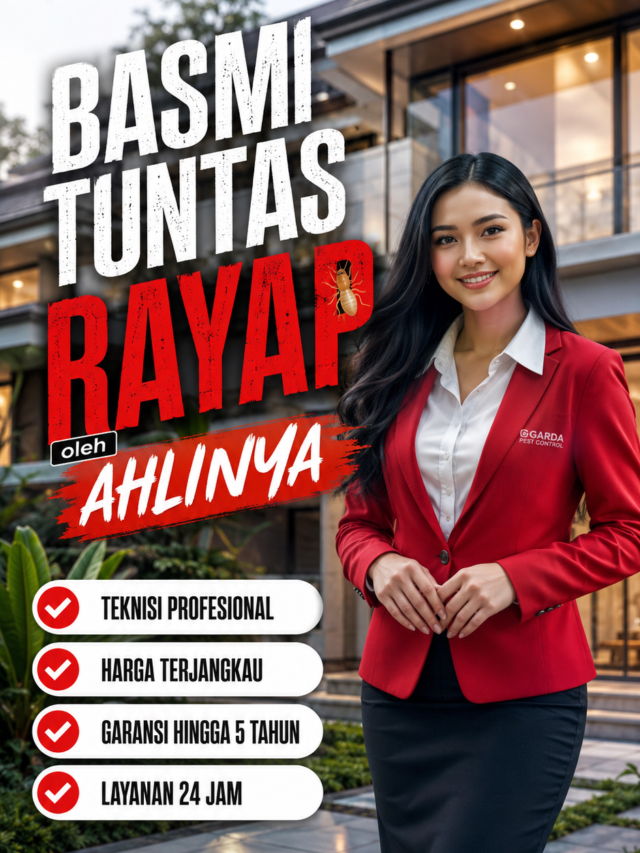 Jasa Anti Rayap Rumah Cirebon dengan Garansi Resmi