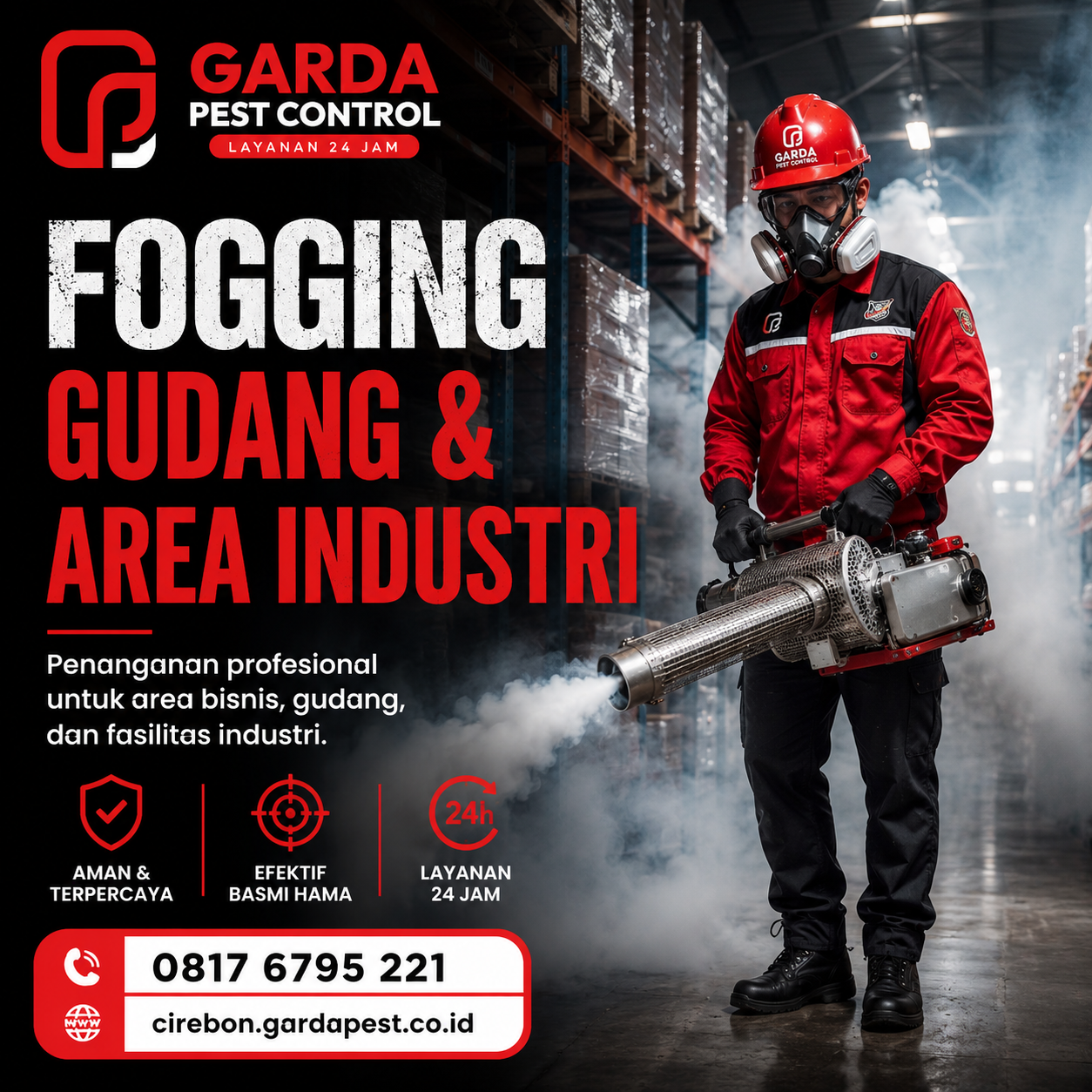 Jasa Fogging Nyamuk Kantor dan Pabrik Cirebon