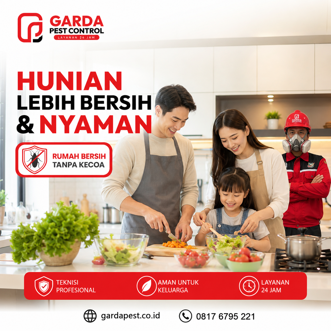 Layanan Pembasmi Kecoa Garansi Cirebon: Solusi Tuntas dan Bergaransi dari Garda Pest Control