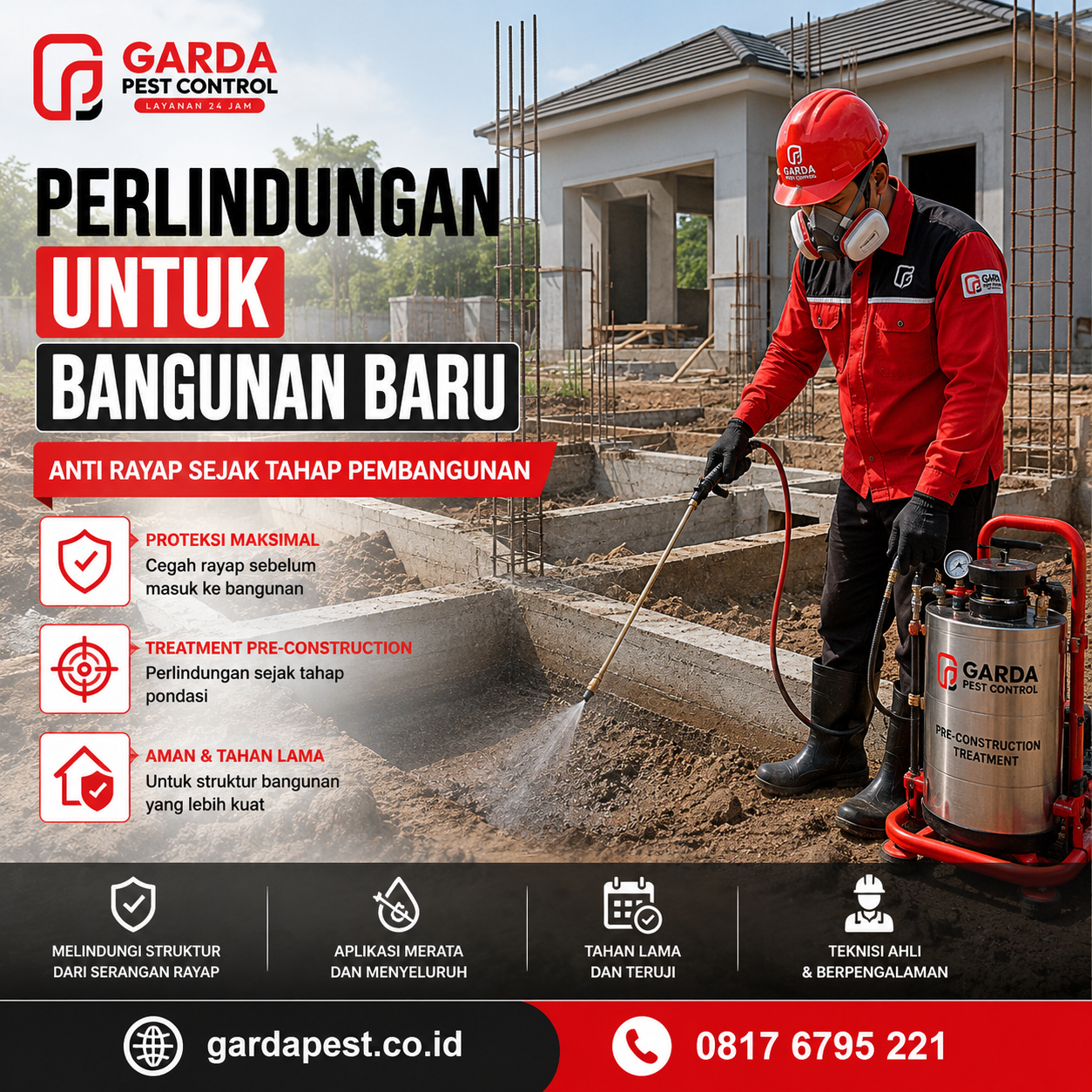 Hitungan Biaya Jasa Anti Rayap Per Meter di Cirebon dan Cara Hemat Memilih Layanan