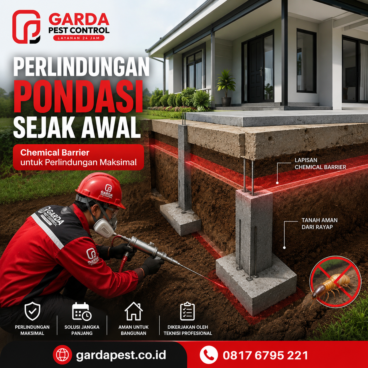 Jasa Anti Rayap Cirebon Terdekat: Solusi Tepat Melindungi Properti Anda