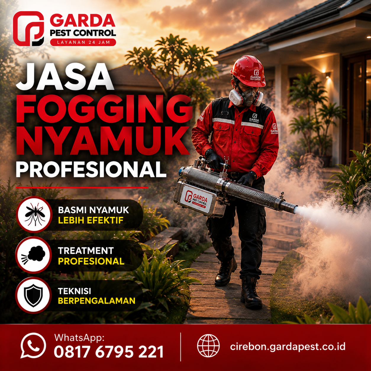 Biaya Jasa Fogging Nyamuk per Meter di Cirebon dan Rincian Perhitungan Tarifnya