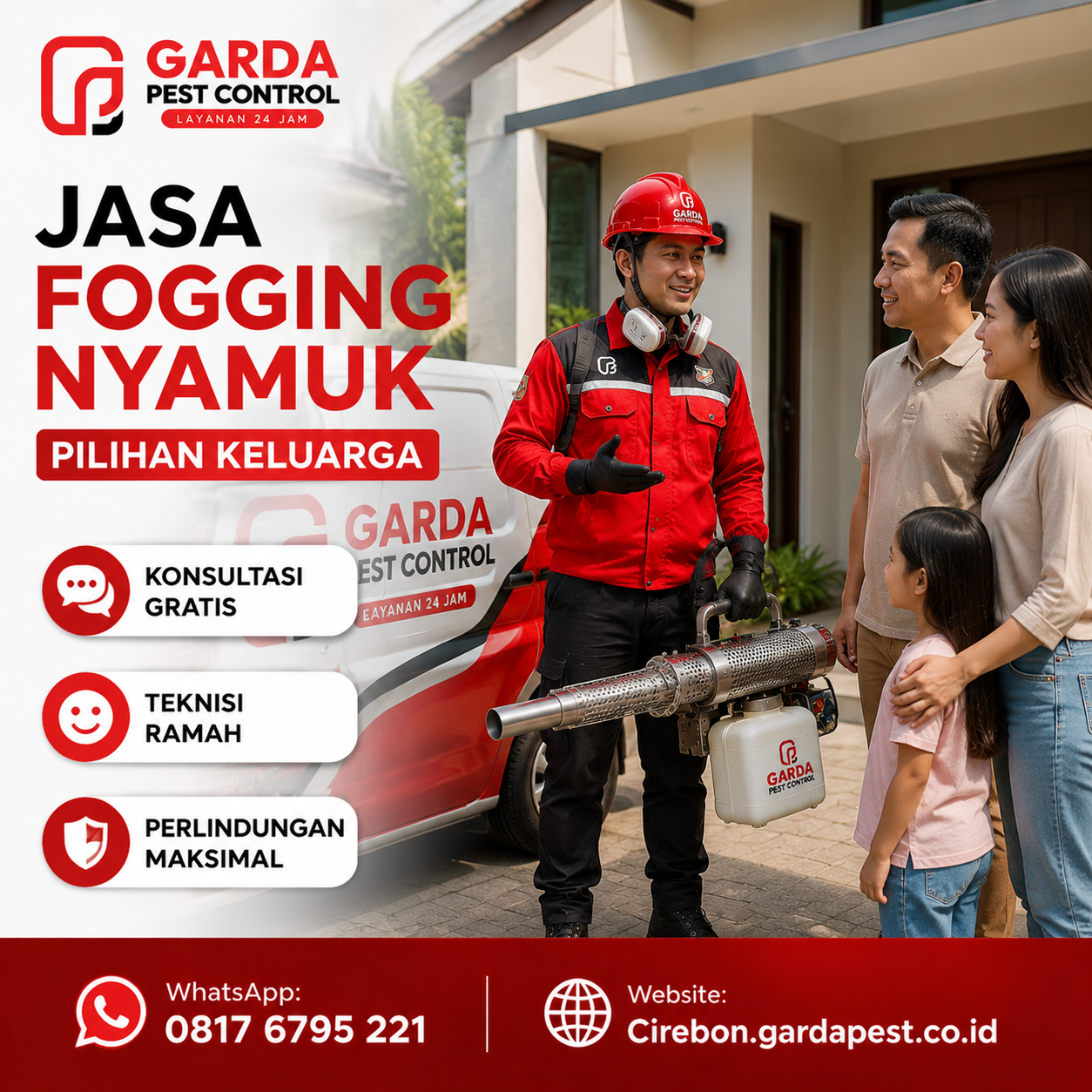 Jasa Fogging Nyamuk untuk Komplek Perumahan Cirebon Terpercaya