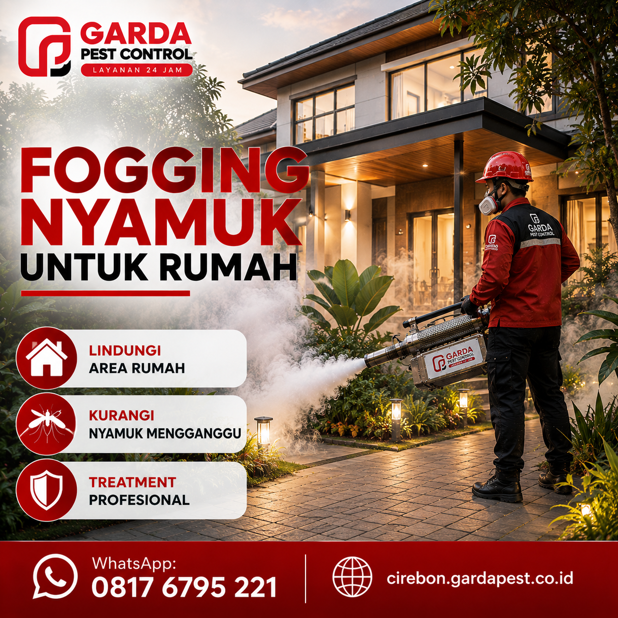 Jasa Fogging Nyamuk DBD Darurat Cirebon: Penanganan Cepat Bebas Nyamuk Demam Berdarah