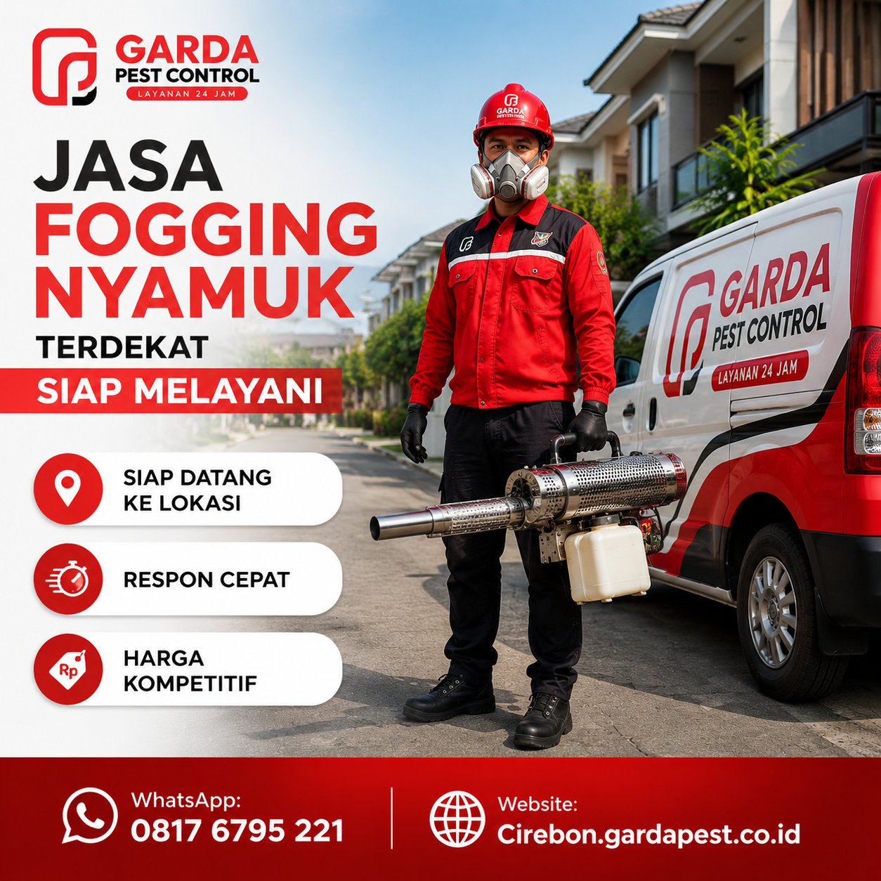 Jasa Fogging Nyamuk Kantor dan Pabrik Cirebon